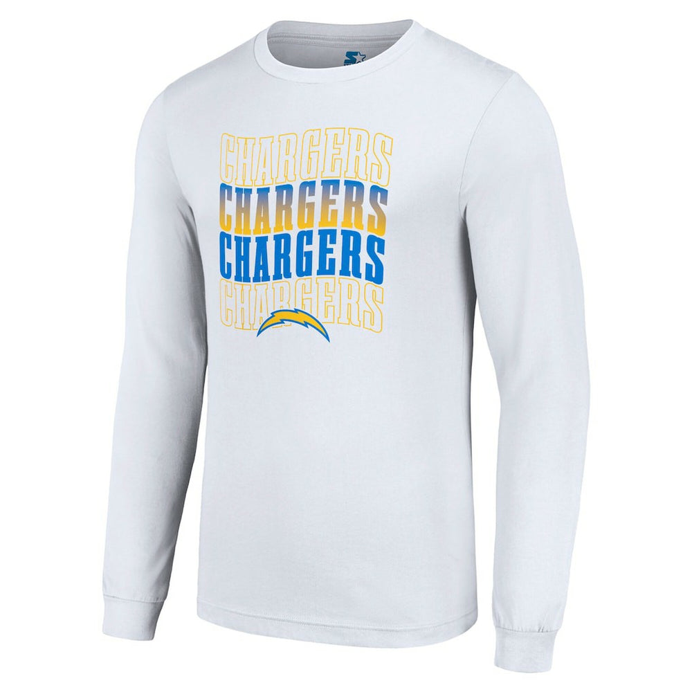 Starter Team Name Graphic Long Sleeve T-Shirt - Los Angeles Chargers T-shirts