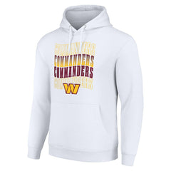 Starter Four Team Name Logo Fleece Pullover Hoodie - Washington Commanders Hoodies