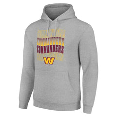 Starter Four Team Name Logo Fleece Pullover Hoodie - Washington Commanders Hoodies