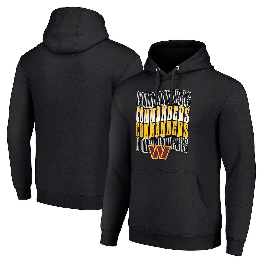 Starter Four Team Name Logo Fleece Pullover Hoodie - Washington Commanders Hoodies