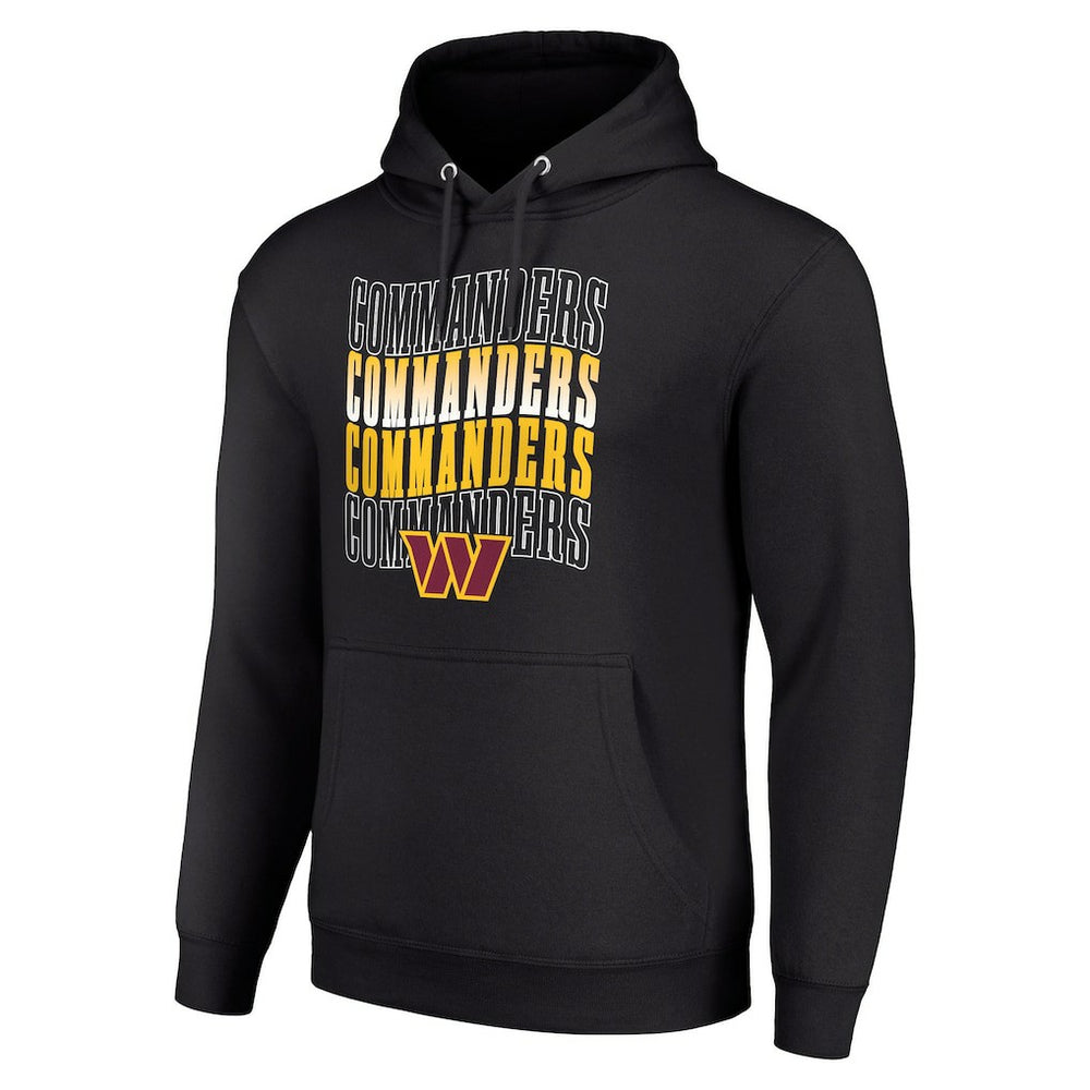 Starter Four Team Name Logo Fleece Pullover Hoodie - Washington Commanders Hoodies