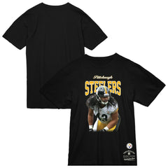 Troy Polamalu  Sideline Retired Player T-Shirt - Pittsburgh Steelers T-shirts