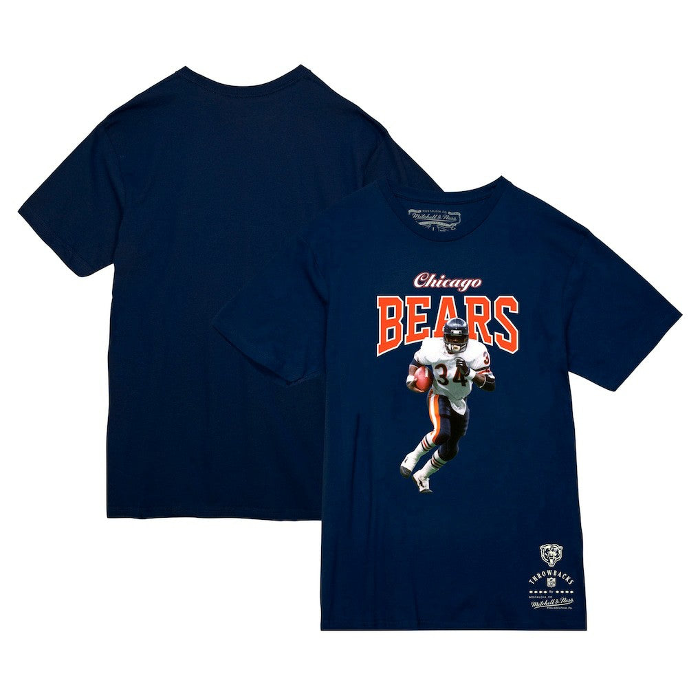 Walter Payton  Sideline Retired Player T-Shirt - Chicago Bears T-shirts