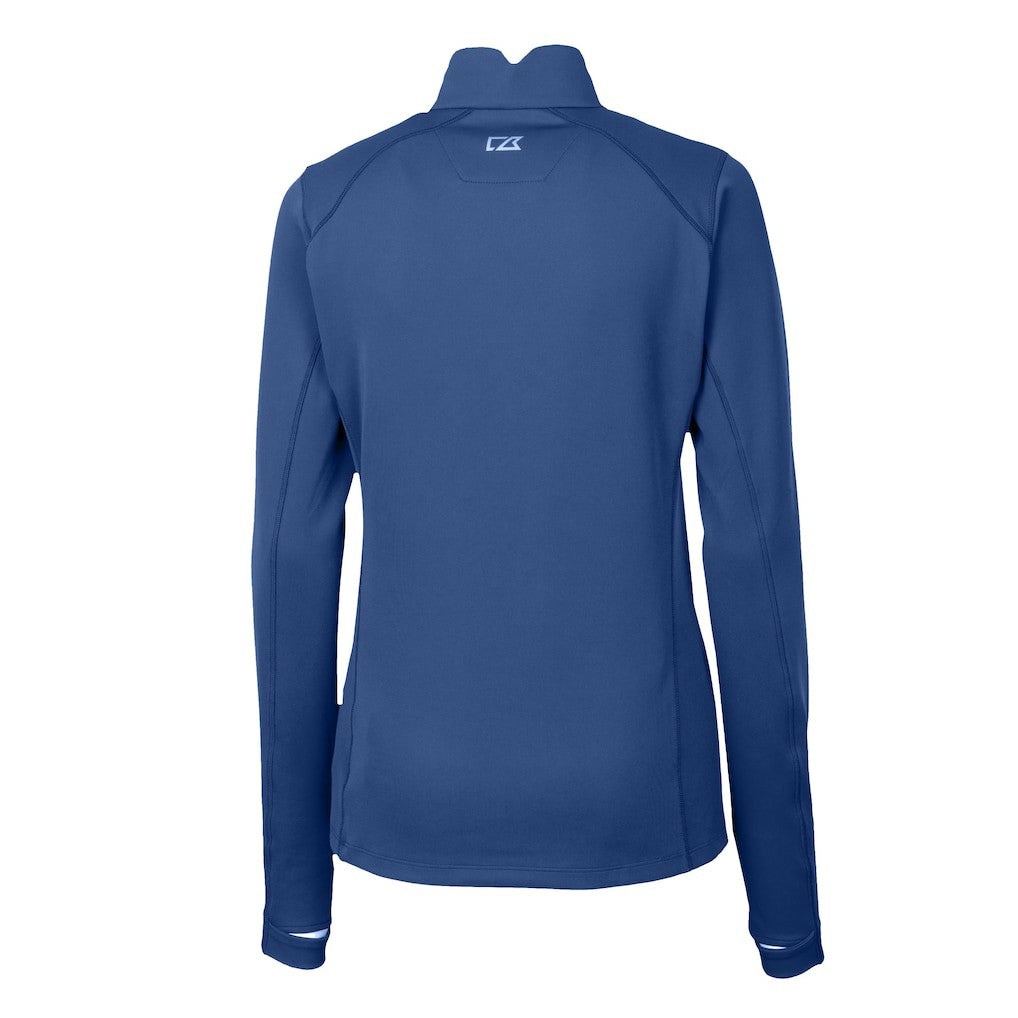 Cutter & Buck Women's Traverse Stretch Quarter-Zip Pullover Top - Buffalo Bills Pullover