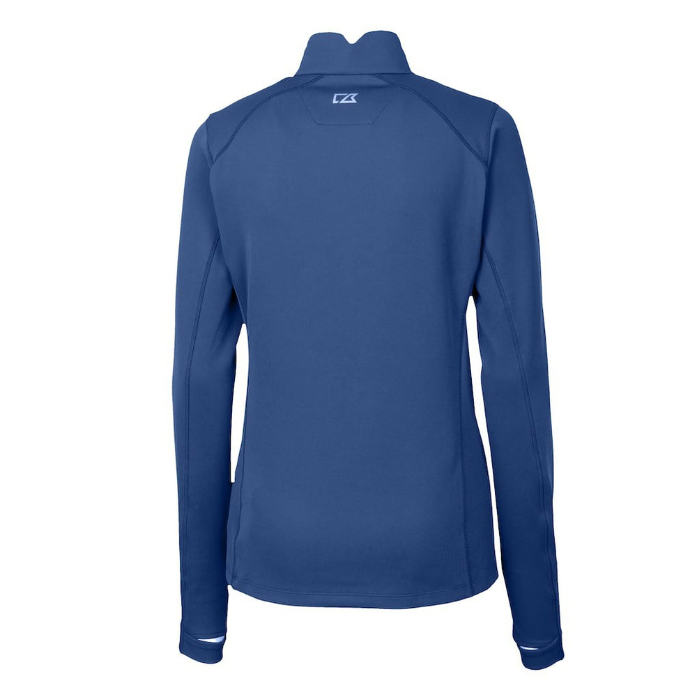Cutter & Buck Women's Traverse Stretch Quarter-Zip Pullover Top - Buffalo Bills Pullover