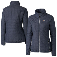 Cutter & Buck Women's Rainier PrimaLoft Eco Insulated Full-Zip Puffer Jacket - Denver Broncos Jackets