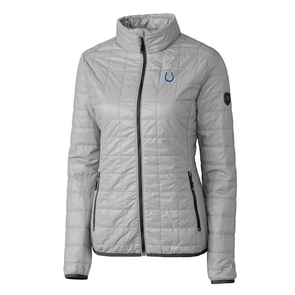 Cutter & Buck Women's Rainier PrimaLoft Eco Insulated Full-Zip Puffer Jacket - Indianapolis Colts Jackets