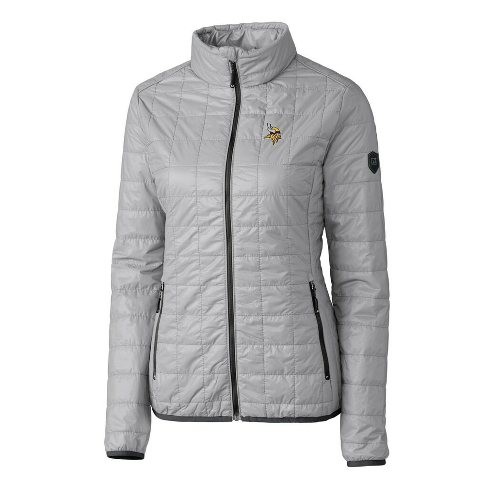 Cutter & Buck Women's Rainier PrimaLoft Eco Insulated Full-Zip Puffer Jacket - Minnesota Vikings Jackets