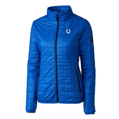 Cutter & Buck Women's Rainier PrimaLoft Eco Insulated Full-Zip Puffer Jacket - Indianapolis Colts Jackets
