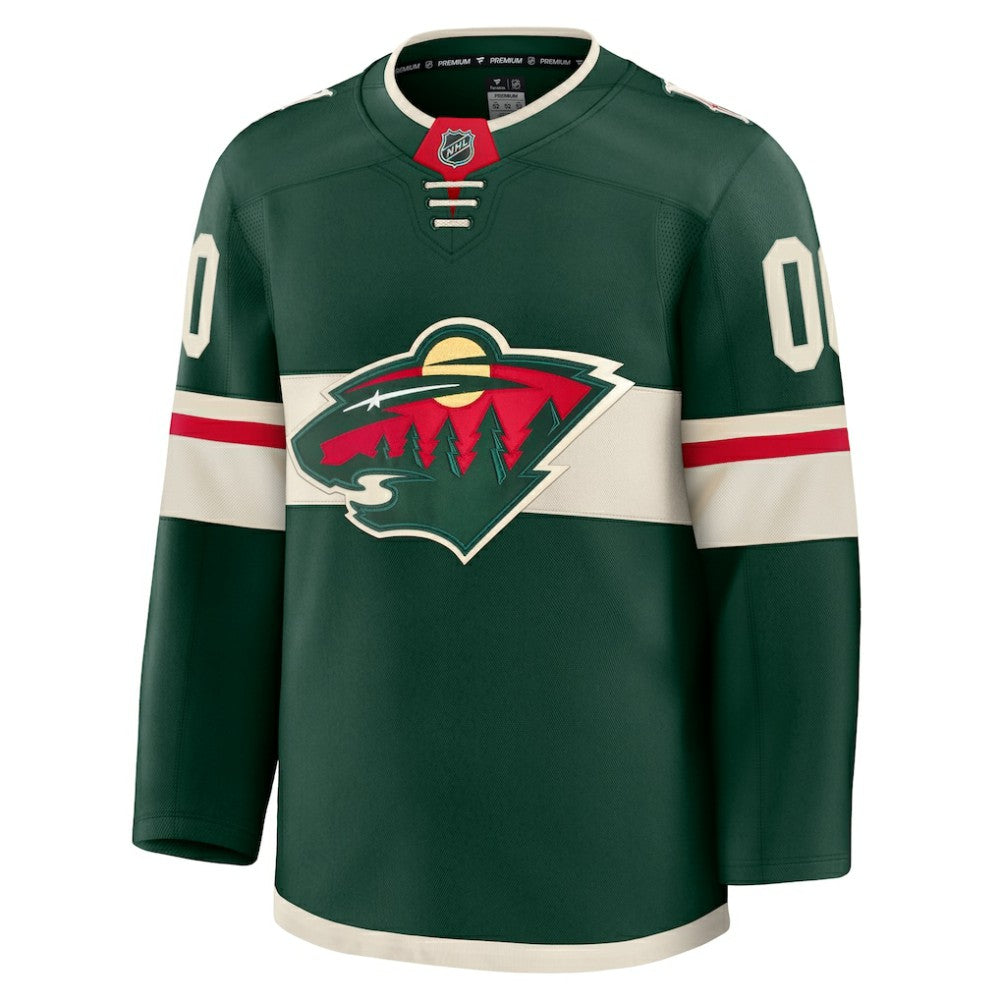 NHL Minnesota Wild Fanatics Home Premium Custom Jersey