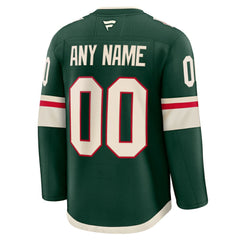 NHL Minnesota Wild Fanatics Home Premium Custom Jersey