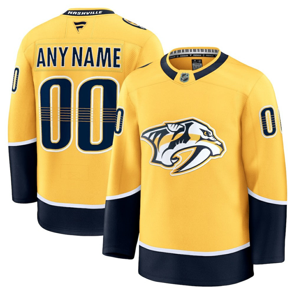 NHL Nashville Predators Fanatics Home Premium Custom Jersey