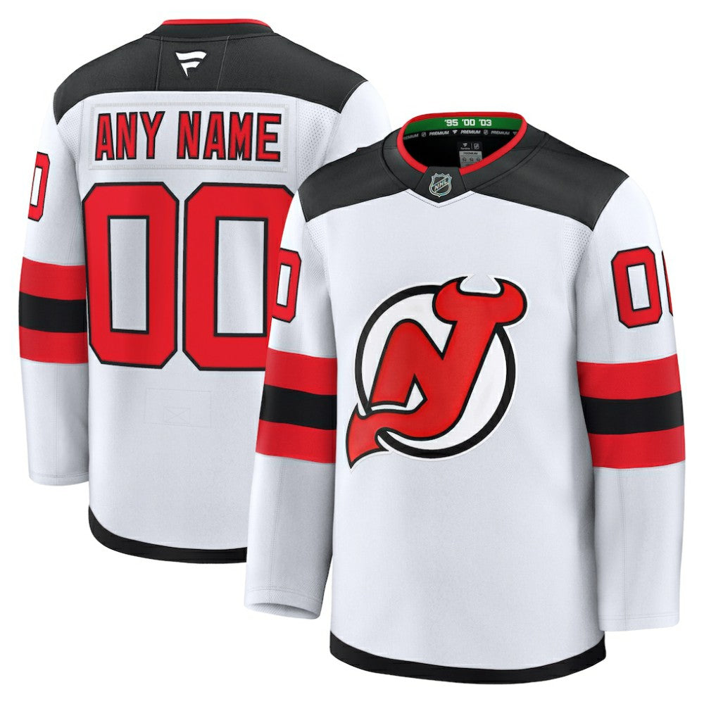 NHL New Jersey Devils Fanatics Away Premium Custom Jersey