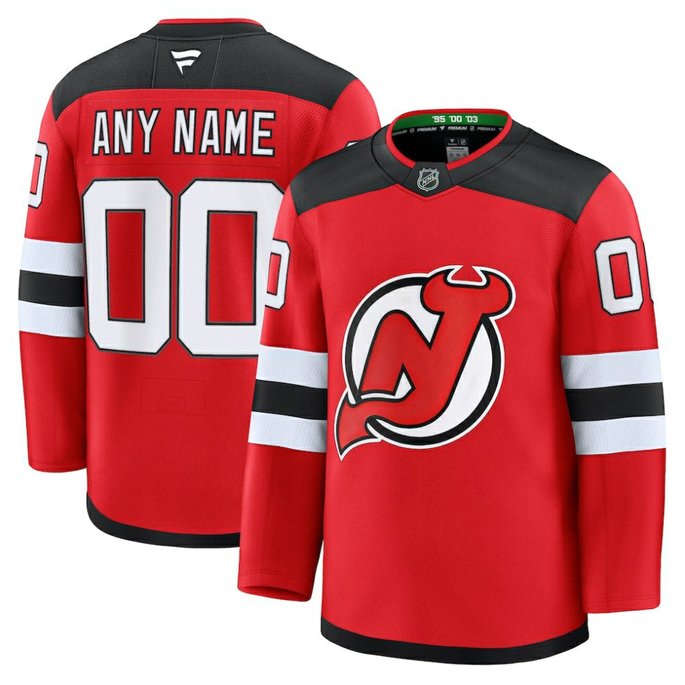 NHL New Jersey Devils Fanatics Home Premium Custom Jersey