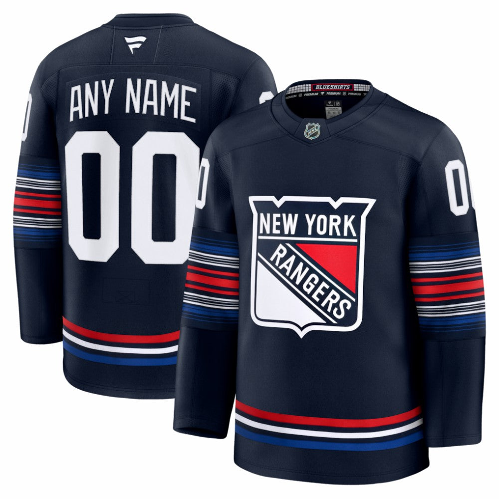 NHL New York Rangers Fanatics Alternate Premium Custom Jersey
