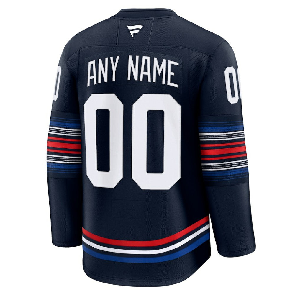 NHL New York Rangers Fanatics Alternate Premium Custom Jersey