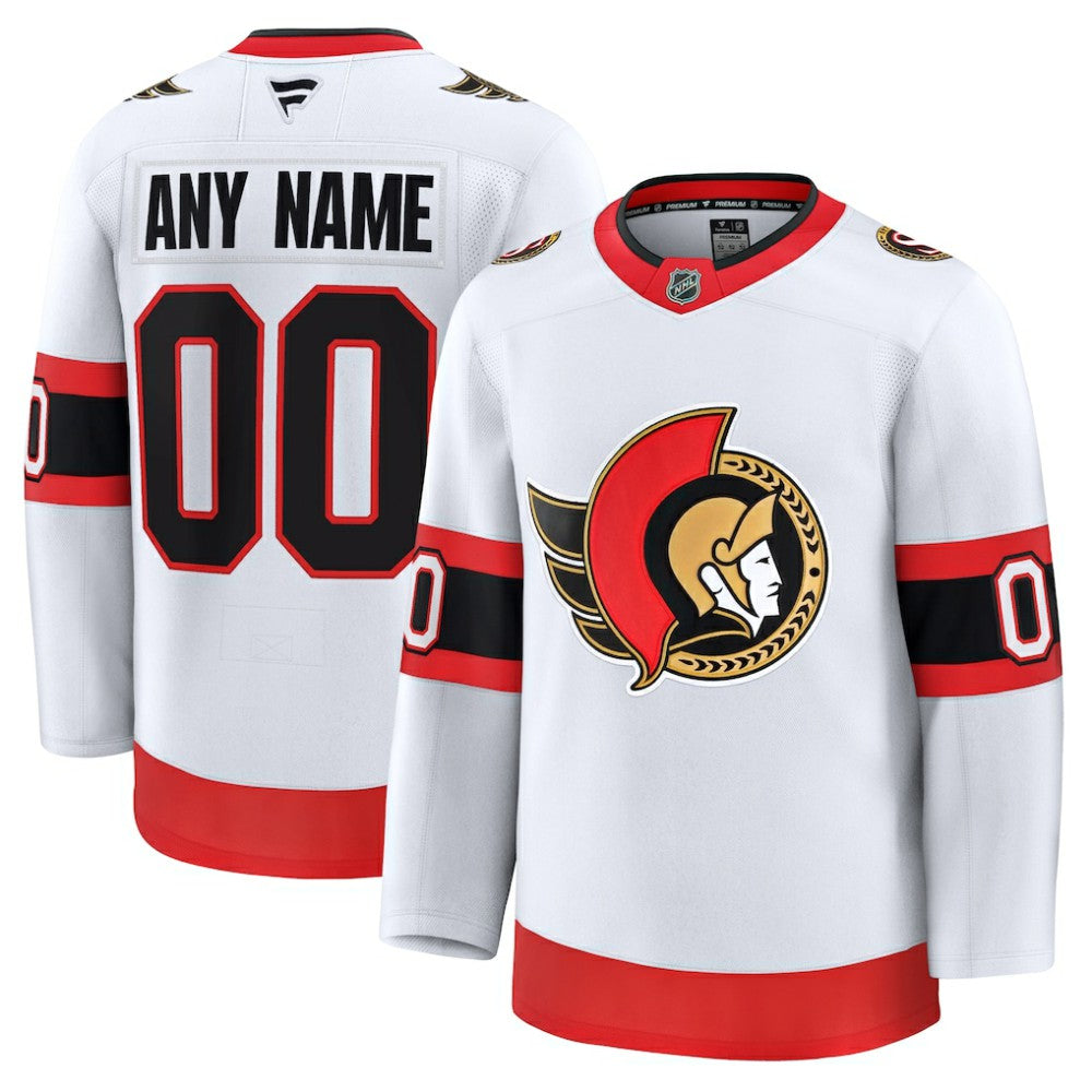 NHL Ottawa Senators Fanatics Away Premium Custom Jersey