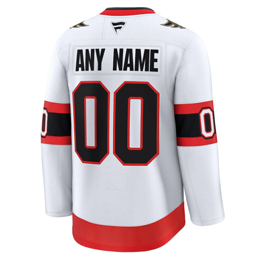 NHL Ottawa Senators Fanatics Away Premium Custom Jersey