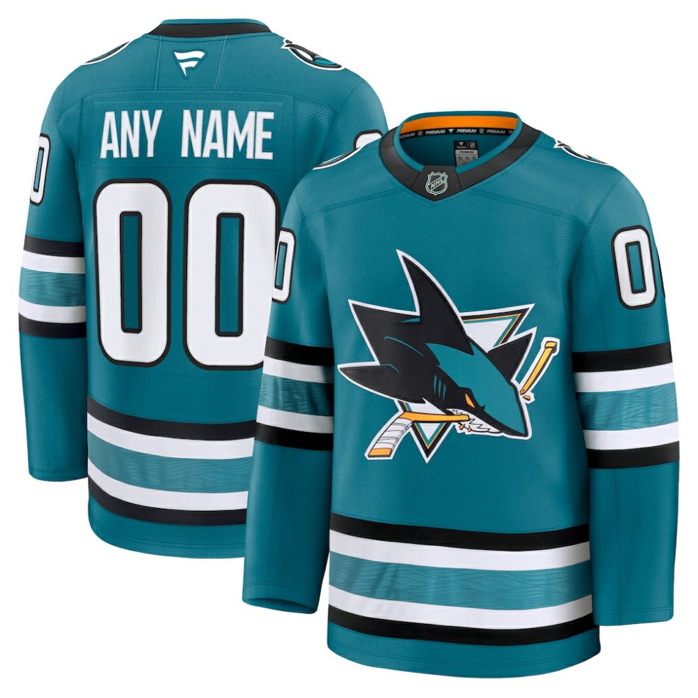 NHL San Jose Sharks Fanatics Home Premium Custom Jersey