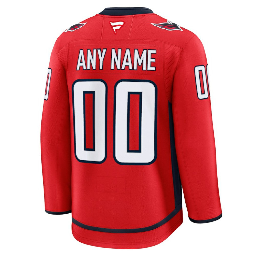 NHL Washington Capitals Fanatics Home Premium Custom Jersey