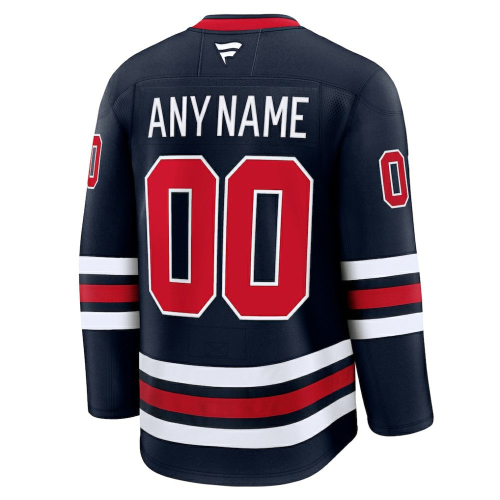 NHL Winnipeg Jets Fanatics Alternate Premium Custom Jersey
