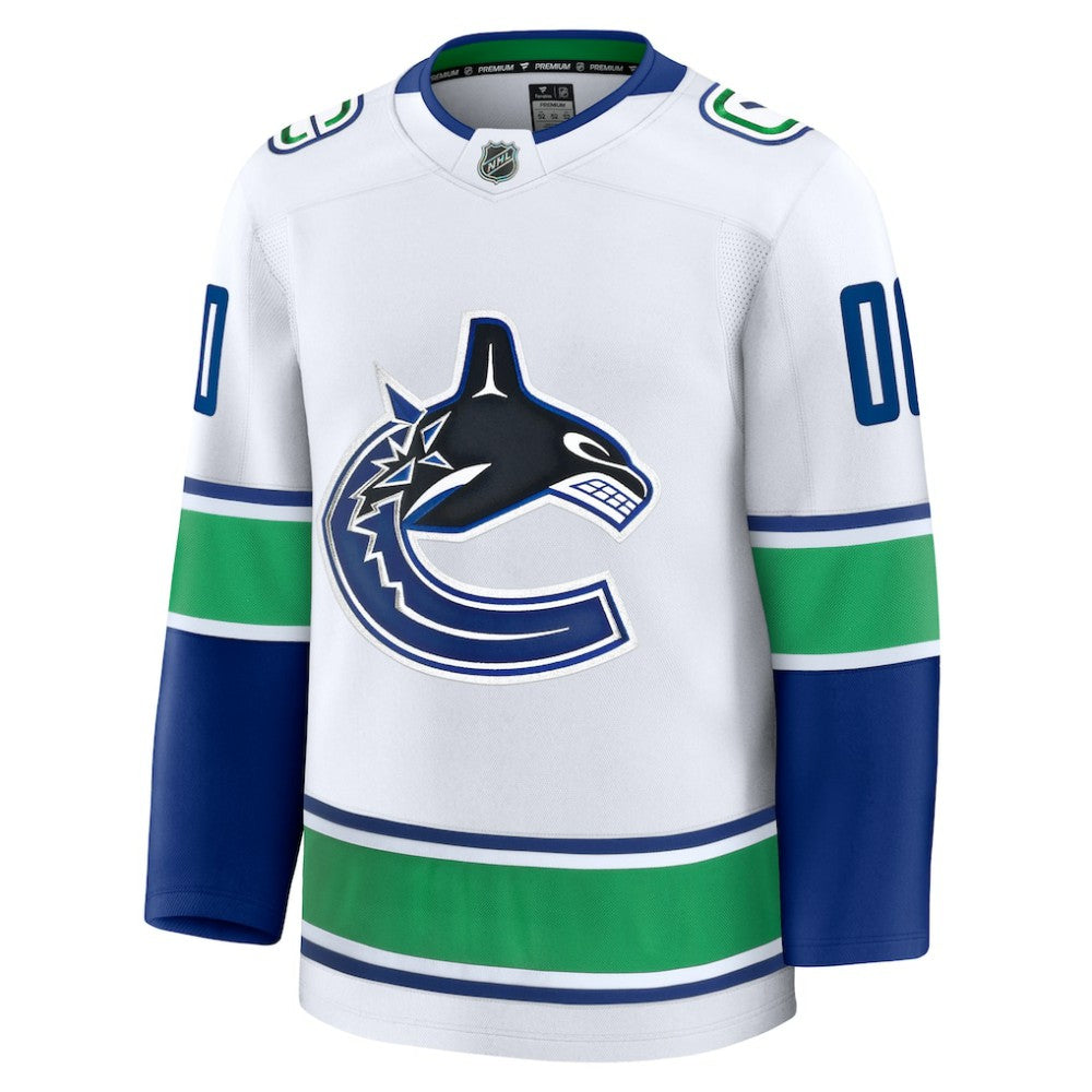 NHL Vancouver Canucks Fanatics Away Premium Custom Jersey