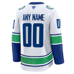 NHL Vancouver Canucks Fanatics Away Premium Custom Jersey