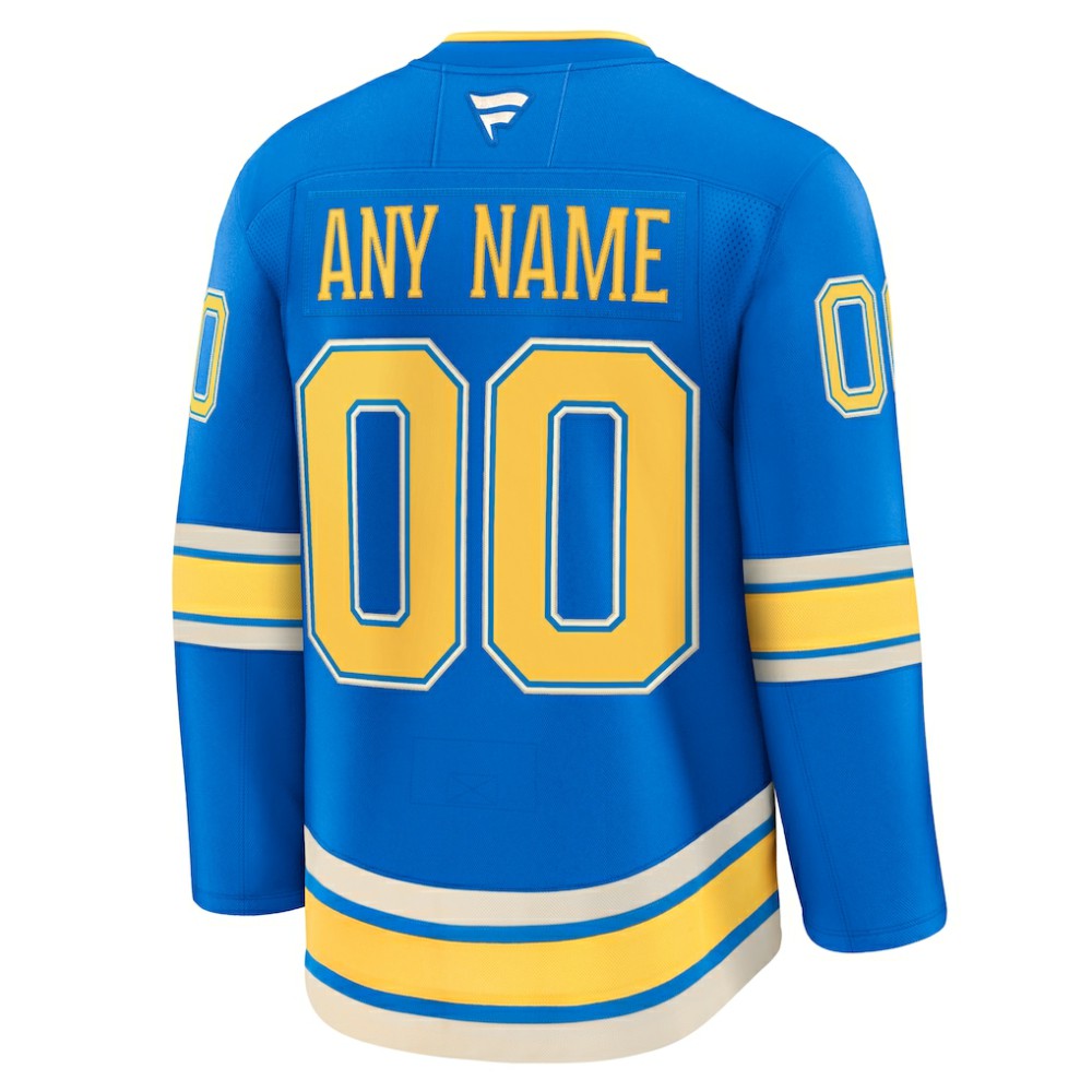 NHL St. Louis Blues Fanatics Alternate Premium Custom Jersey
