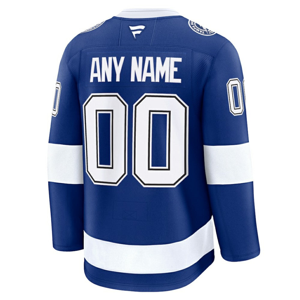 NHL Tampa Bay Lightning Fanatics Home Premium Custom Jersey