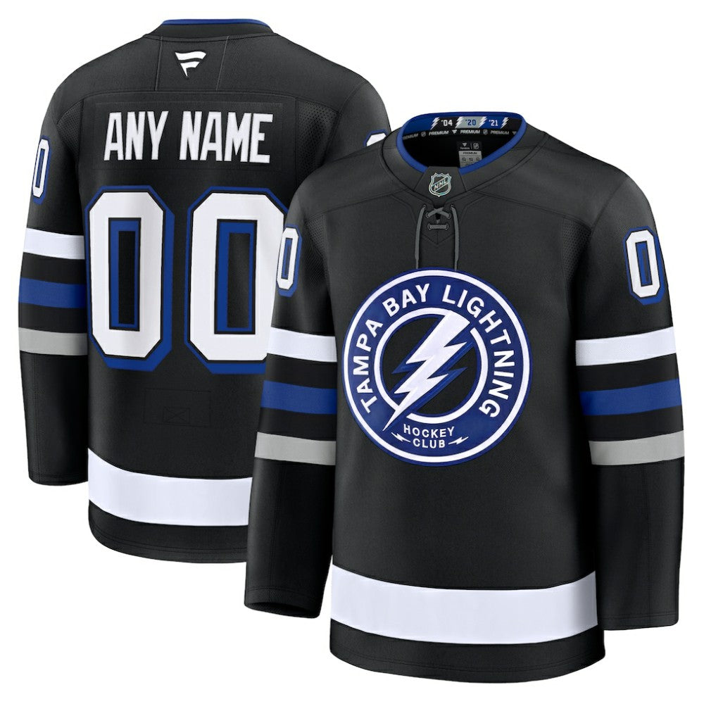 NHL Tampa Bay Lightning Fanatics Alternate Premium Custom Jersey