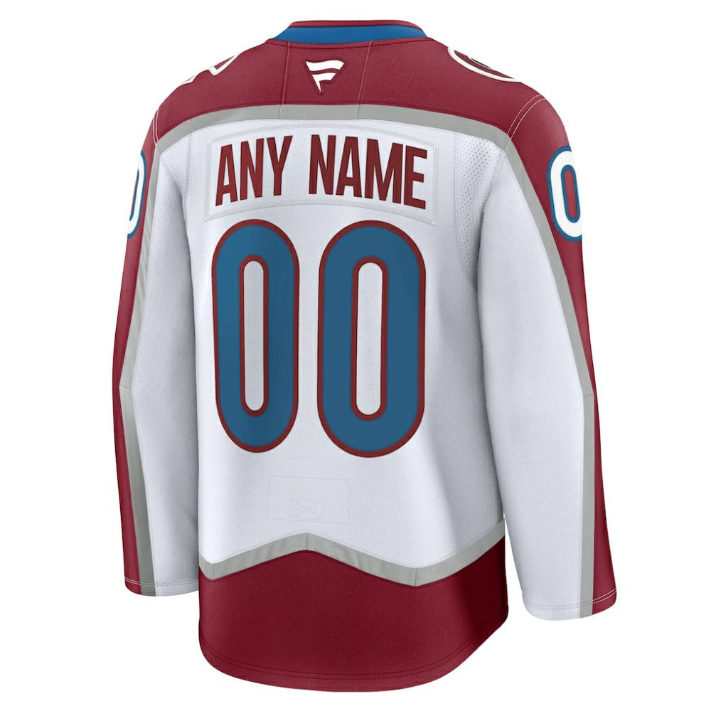 NHL Colorado Avalanche Fanatics Away Premium Custom Jersey