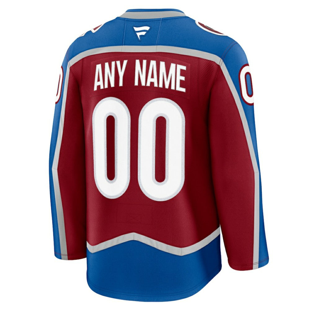 NHL Colorado Avalanche Fanatics Home Premium Custom Jersey