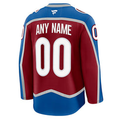 NHL Colorado Avalanche Fanatics Home Premium Custom Jersey