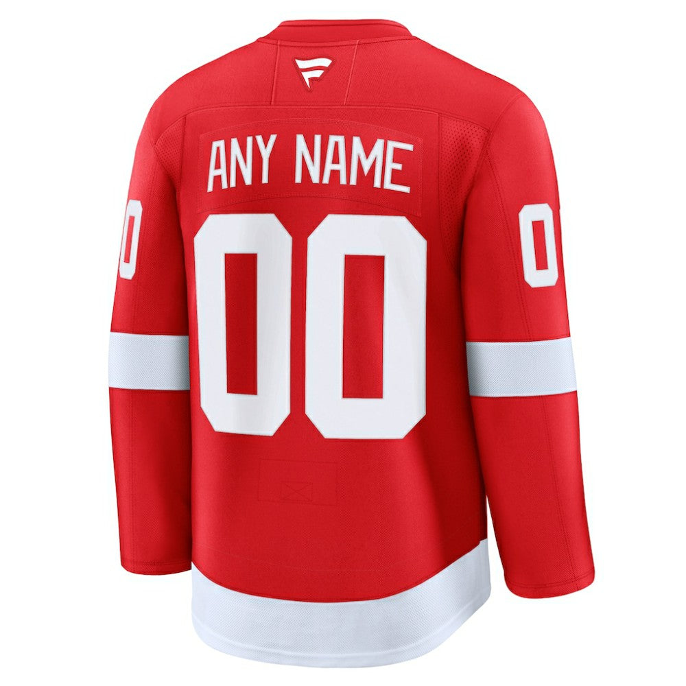 NHL Detroit Red Wings Fanatics Home Premium Custom Jersey