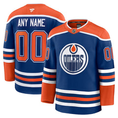 NHL Edmonton Oilers Fanatics Home Premium Custom Jersey