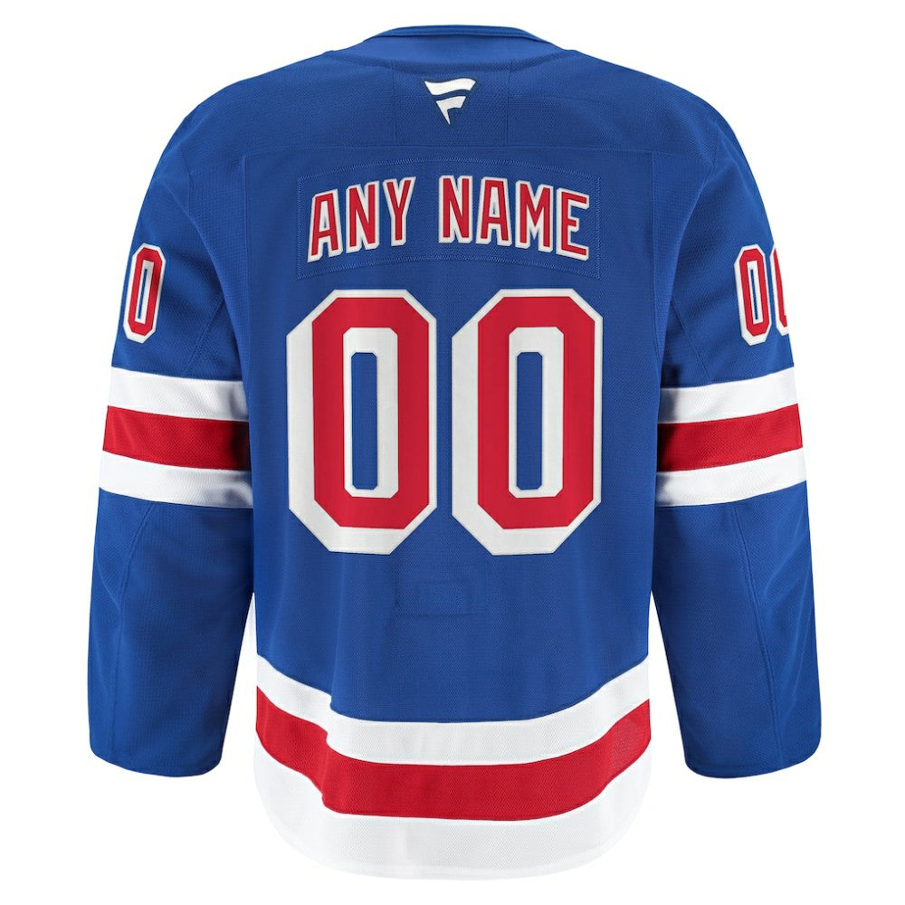 NHL New York Rangers Fanatics Home Authentic Pro Custom Jersey