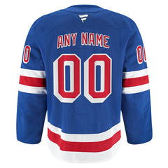 NHL New York Rangers Fanatics Home Authentic Pro Custom Jersey