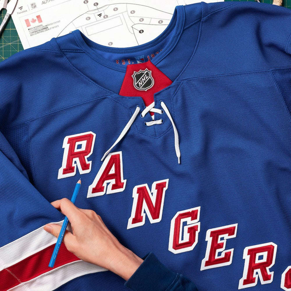 NHL New York Rangers Fanatics Home Authentic Pro Custom Jersey