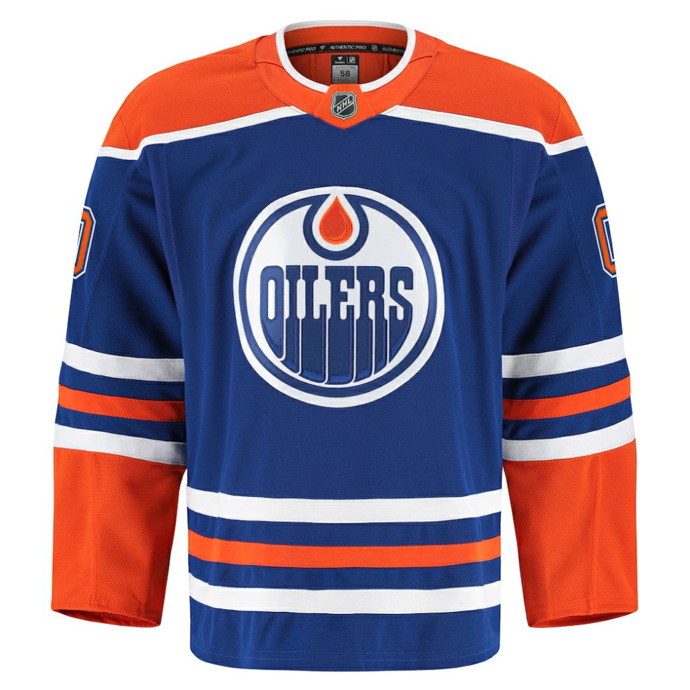 NHL Edmonton Oilers Fanatics Home Authentic Pro Custom Jersey