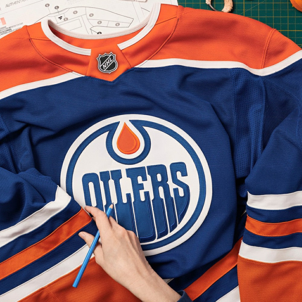 NHL Edmonton Oilers Fanatics Home Authentic Pro Custom Jersey