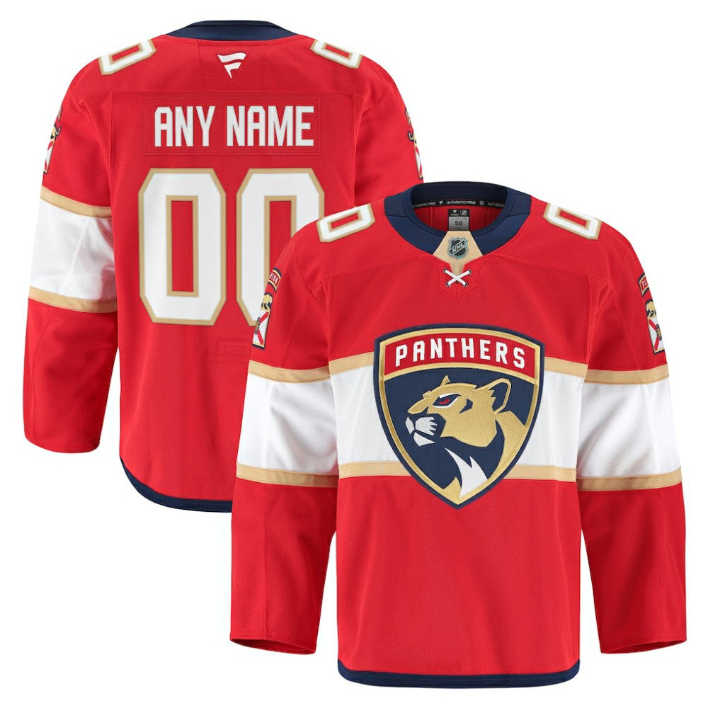 NHL Florida Panthers Fanatics Home Authentic Pro Custom Jersey