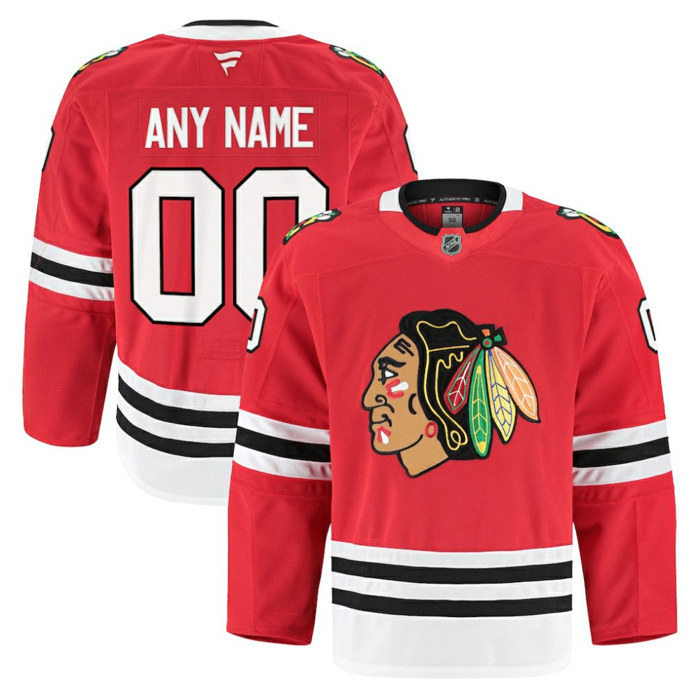 NHL Chicago Blackhawks Fanatics Home Authentic Pro Custom Jersey
