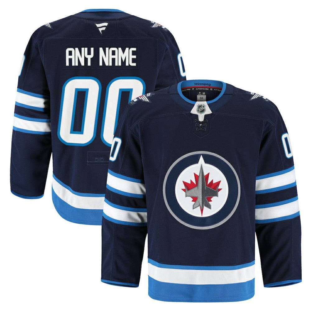 NHL Winnipeg Jets Fanatics Home Authentic Pro Custom Jersey