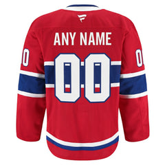 NHL Montreal Canadiens Fanatics Home Authentic Pro Custom Jersey