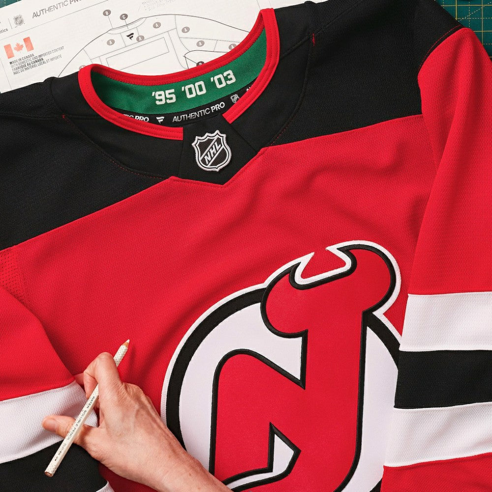 NHL New Jersey Devils Fanatics Home Authentic Pro Custom Jersey
