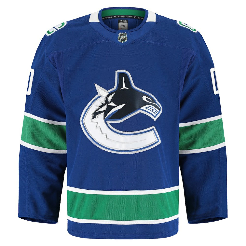 NHL Vancouver Canucks Fanatics Home Authentic Pro Custom Jersey