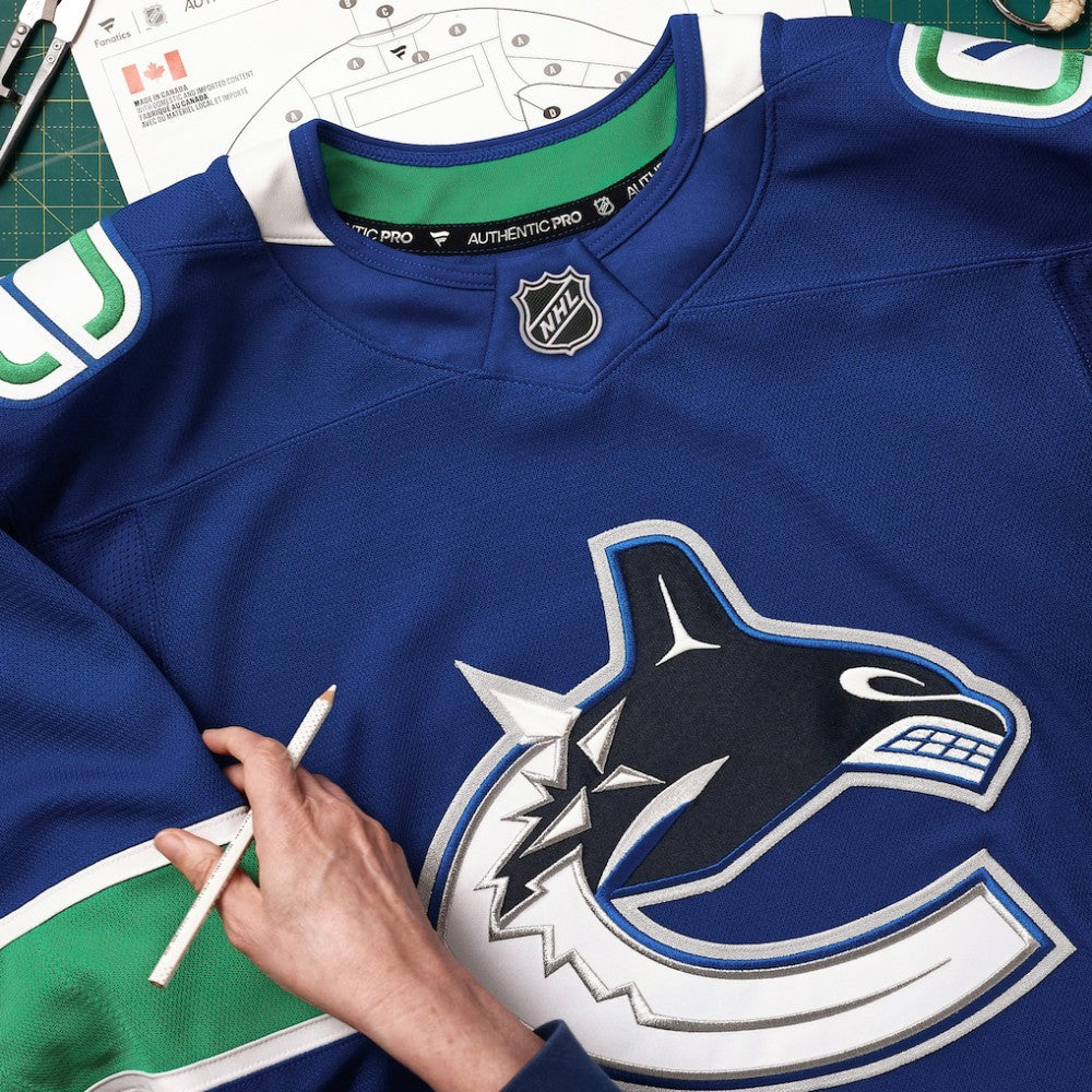 NHL Vancouver Canucks Fanatics Home Authentic Pro Custom Jersey