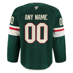 NHL Minnesota Wild Fanatics Home Authentic Pro Custom Jersey