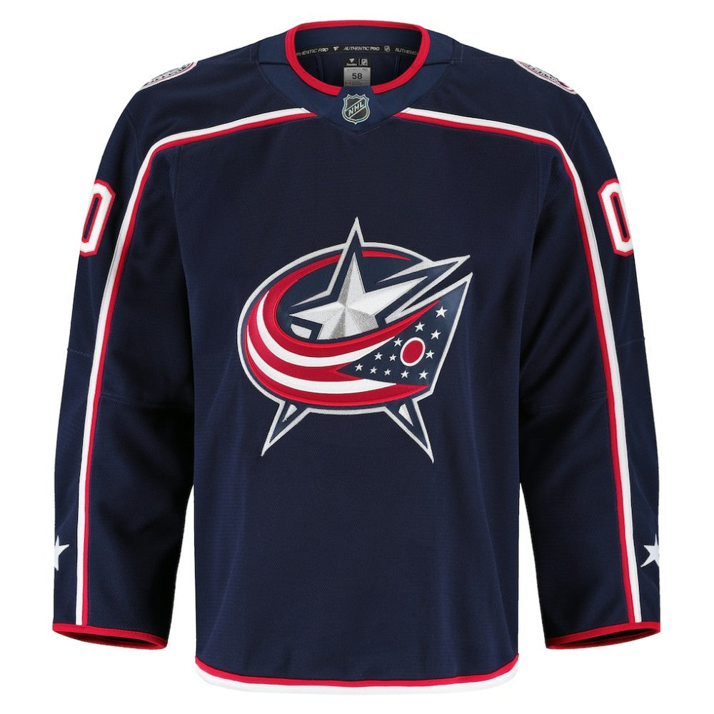 NHL Columbus Blue Jackets Fanatics Home Authentic Pro Custom Jersey