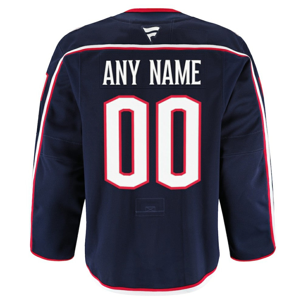 NHL Columbus Blue Jackets Fanatics Home Authentic Pro Custom Jersey